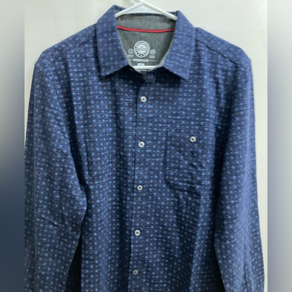 NWT Flag & Anthem Men’s Madeflex Built in Stretch Comfort Long Sleeve Shirt M - Picture 5 of 10